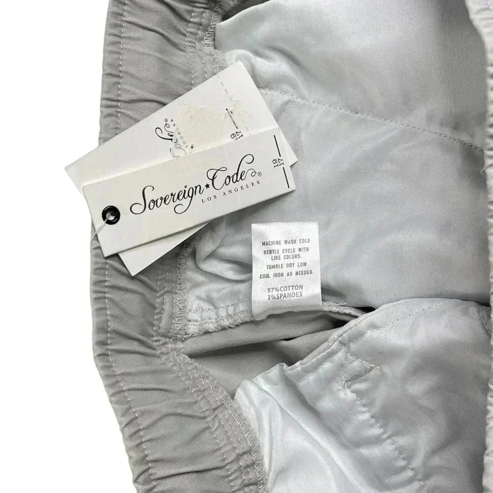 Sovereign Code Light Grey Drawstring Mens Shorts Size XL - Picture 6 of 9